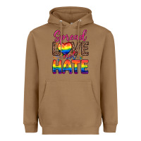 Toasted Coconut spread love not hate Heavyweight Hoodie - Zillion Design Studio