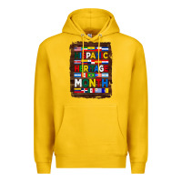 Lemon hispanic haritage month flags with background Premium Hoodie - BundleAndBundleShop