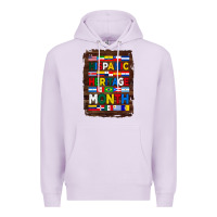 Lilac hispanic haritage month flags with background Premium Hoodie - BundleAndBundleShop
