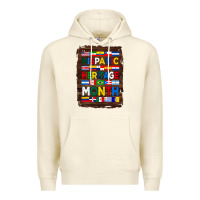 Sandshell hispanic haritage month flags with background Premium Hoodie - BundleAndBundleShop
