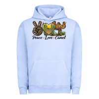 Pigment Grape Ice peace love camel Urban Hoodie - LillyAllenDesigns