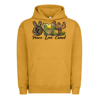 Pigment Peanut Butter peace love camel Urban Hoodie - LillyAllenDesigns