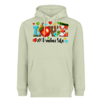 Matcha love teacher life Heavyweight Hoodie - texasbilliewilder