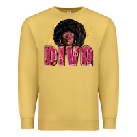 Antique Gold Diva juneteenth Premium Sweatshirt - Zillion Design Studio