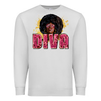 Dove Grey Diva juneteenth Premium Sweatshirt - Zillion Design Studio