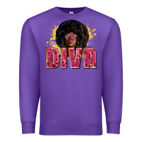 Purple Diva juneteenth Premium Sweatshirt - Zillion Design Studio