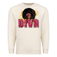 Sandshell Diva juneteenth Premium Sweatshirt - Zillion Design Studio