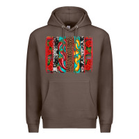 Coffee cinco de mayo vibes brushstrokes Premium Hoodie - Artiststas