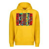 Lemon cinco de mayo vibes brushstrokes Premium Hoodie - Artiststas