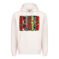Pale Pink cinco de mayo vibes brushstrokes Premium Hoodie - Artiststas