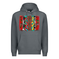 Rock cinco de mayo vibes brushstrokes Premium Hoodie - Artiststas