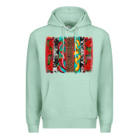 Seafoam cinco de mayo vibes brushstrokes Premium Hoodie - Artiststas