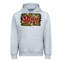 Heather Grey ladybug one background Urban Hoodie - BarkalooDesign
