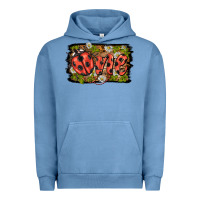 Pigment Pebble Blue ladybug one background Urban Hoodie - BarkalooDesign