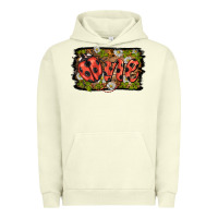 Pigment Pistachio ladybug one background Urban Hoodie - BarkalooDesign