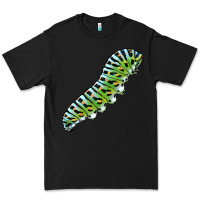 Black Papilio Machaon Caterpillar Premium Tee - LillyAllenDesigns