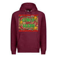Burgundy cinco de mayo Premium Hoodie - Artiststas