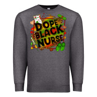 Charcoal Heather Dope black Nurse juneteenth Premium Sweatshirt - Zillion Design Studio