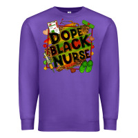 Purple Dope black Nurse juneteenth Premium Sweatshirt - Zillion Design Studio