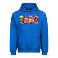 Cobalt pink christmas gnomes coffee cups Urban Hoodie - Jasminsmagicworld