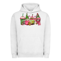 Pigment Lunar Rock pink christmas gnomes coffee cups Urban Hoodie - Jasminsmagicworld