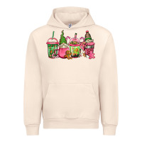 Sandshell pink christmas gnomes coffee cups Urban Hoodie - Jasminsmagicworld