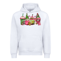White pink christmas gnomes coffee cups Urban Hoodie - Jasminsmagicworld