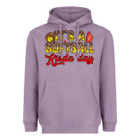 Lavender it s a softball kinda day Heavyweight Hoodie - Zillion Design Studio