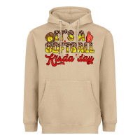 Mushroom it s a softball kinda day Heavyweight Hoodie - Zillion Design Studio