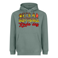 Sage it s a softball kinda day Heavyweight Hoodie - Zillion Design Studio