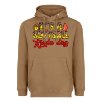 Toasted Coconut it s a softball kinda day Heavyweight Hoodie - Zillion Design Studio