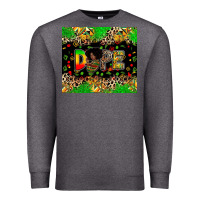 Charcoal Heather dope juneteenth Premium Sweatshirt - Zillion Design Studio