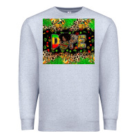Heather Grey dope juneteenth Premium Sweatshirt - Zillion Design Studio