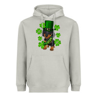 Moon Dust st. patrick's day lucky dachshund puppy Heavyweight Hoodie - RanaPortraitStore