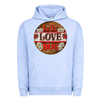 Pigment Grape Ice hello love bug ladybug ornament Urban Hoodie - BarkalooDesign