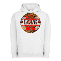 Pigment Lunar Rock hello love bug ladybug ornament Urban Hoodie - BarkalooDesign