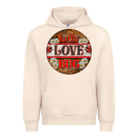Sandshell hello love bug ladybug ornament Urban Hoodie - BarkalooDesign