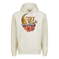 Oatmeal Heather stay wild moon child Premium Hoodie - JahusDesignShop
