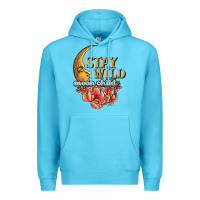 Ocean Blue stay wild moon child Premium Hoodie - JahusDesignShop
