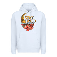 White stay wild moon child Premium Hoodie - JahusDesignShop