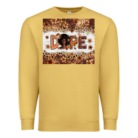 Antique Gold Dope Melanin Premium Sweatshirt - Zillion Design Studio