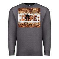Charcoal Heather Dope Melanin Premium Sweatshirt - Zillion Design Studio