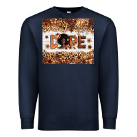 Navy Dope Melanin Premium Sweatshirt - Zillion Design Studio