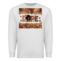 Oatmeal Heather Dope Melanin Premium Sweatshirt - Zillion Design Studio