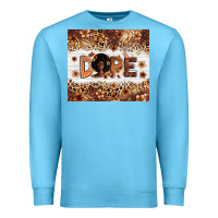 Ocean Blue Dope Melanin Premium Sweatshirt - Zillion Design Studio