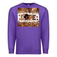 Purple Dope Melanin Premium Sweatshirt - Zillion Design Studio