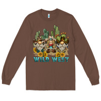 Chestnut wild west western gnome Long Sleeve Tee - BarkalooDesign