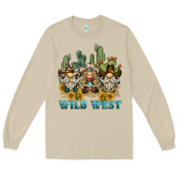 Wild West Western Gnome Long Sleeve Tee | Teevron
