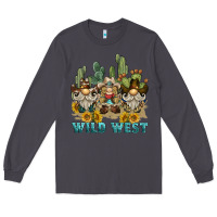 Smoke wild west western gnome Long Sleeve Tee - BarkalooDesign