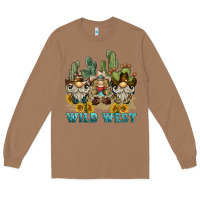 Toasted Coconut wild west western gnome Long Sleeve Tee - BarkalooDesign